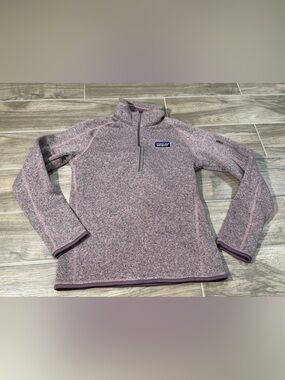 Patagonia Womens 1/4 Better Sweater Fleece Pullover - purple
